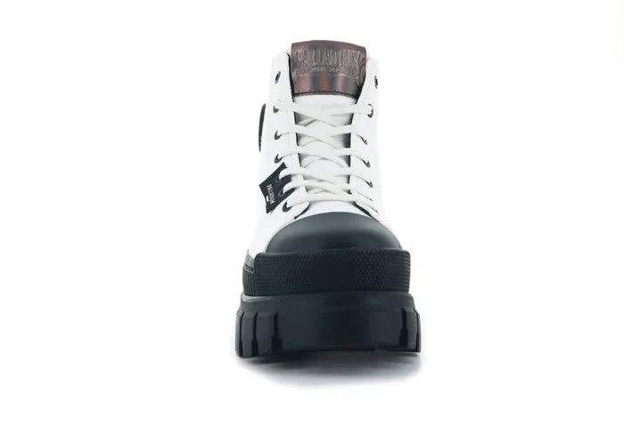 Palladium Revolt Hi Tx Star White Women Boots