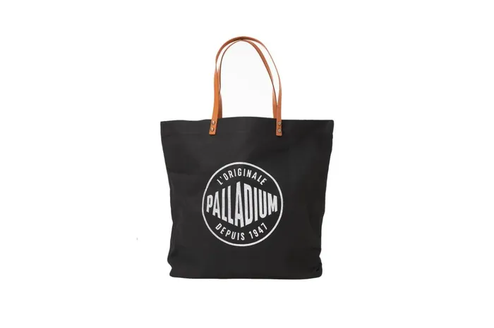 Palladium Round Logo Tote Bag Black Women Bags