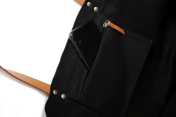 Palladium Round Logo Tote Bag Black Women Bags