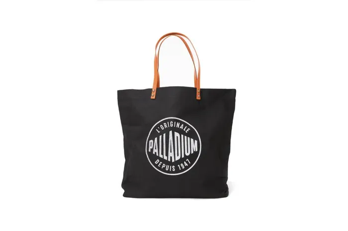 Palladium Round Logo Tote Bag Black Women Bags