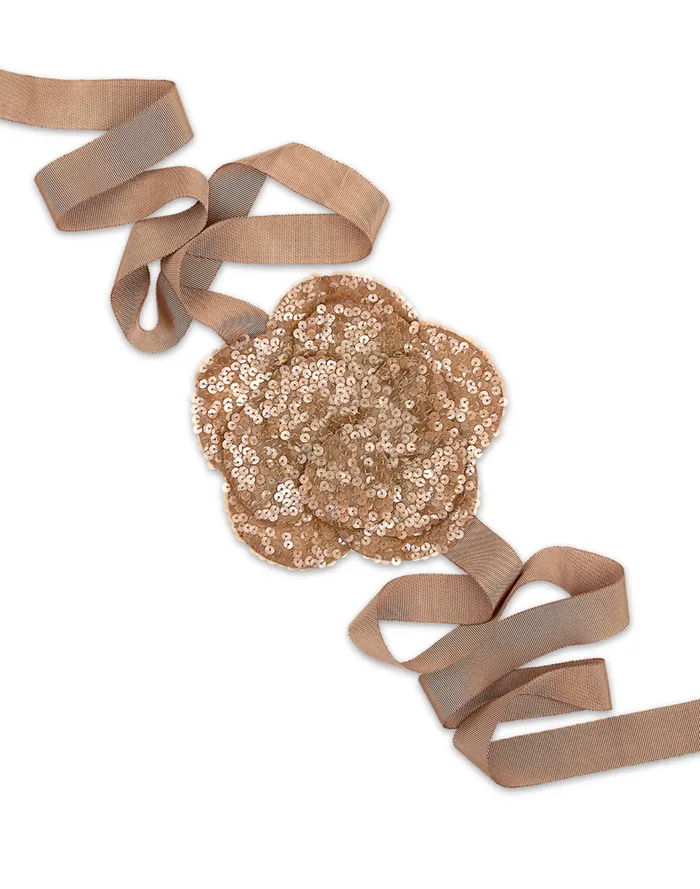 Party Shop Women Cynthia Rowley Sequin Flower Tie