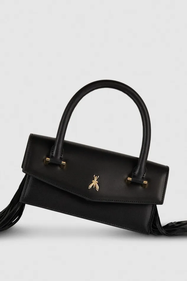 Patrizia Pepe Fly Bamby Flamenca Black Nero Bags Handbags