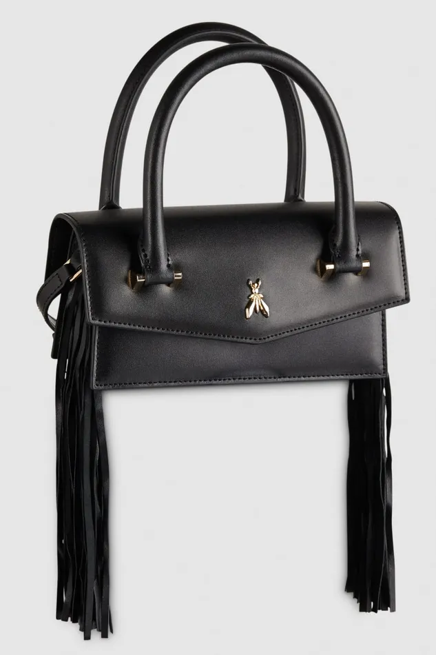 Patrizia Pepe Fly Bamby Flamenca Black Nero Bags Handbags