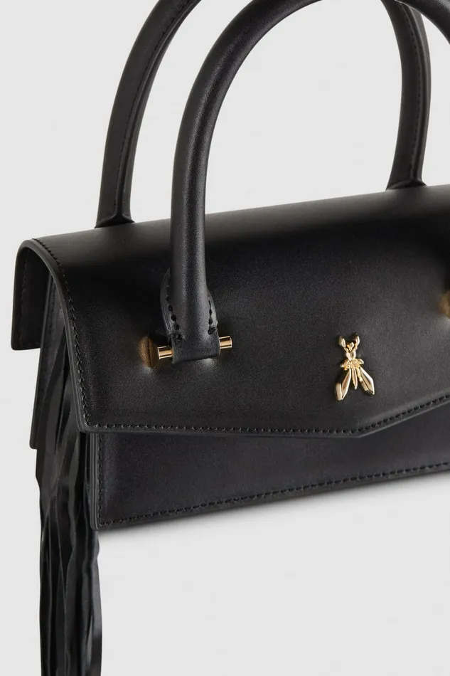 Patrizia Pepe Fly Bamby Flamenca Black Nero Bags Handbags