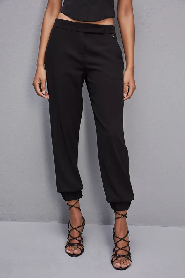 Patrizia Pepe Lowwaisted Jogger Pants Black Nero Apparel Joggers