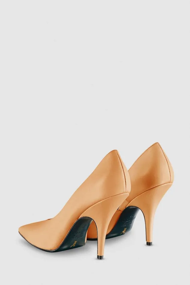Patrizia Pepe Smooth Leather Pumps Beige Pompei Beige Footwear