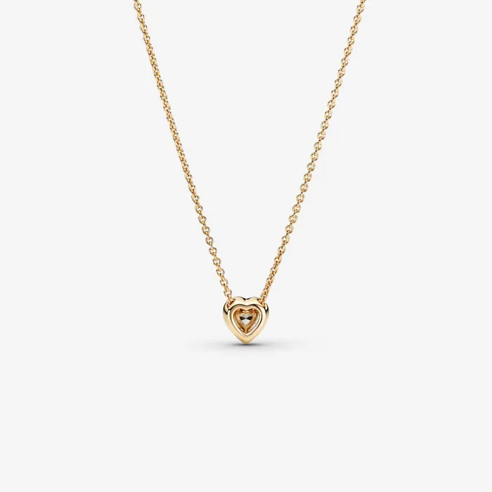 Pendant Necklaces Women Pandora Elevated Heart Necklace Gold