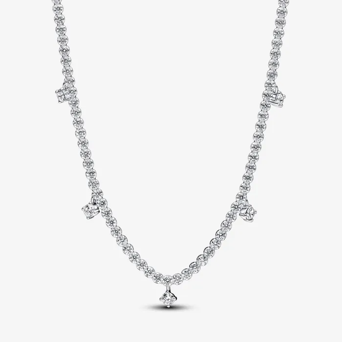 Pendant Necklaces Women Pandora Sparkling Drop Collier Necklace
