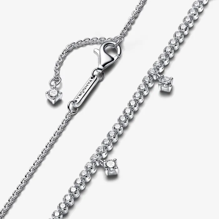 Pendant Necklaces Women Pandora Sparkling Drop Collier Necklace