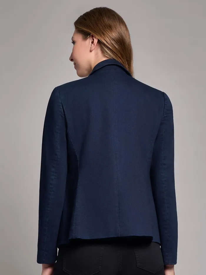 Petite Denim Faux DoubleBreasted Jacket Women Jones New York Petite Blazers Petite Denim Faux DoubleBreasted Jacket Women Jones New York Petite Blazers