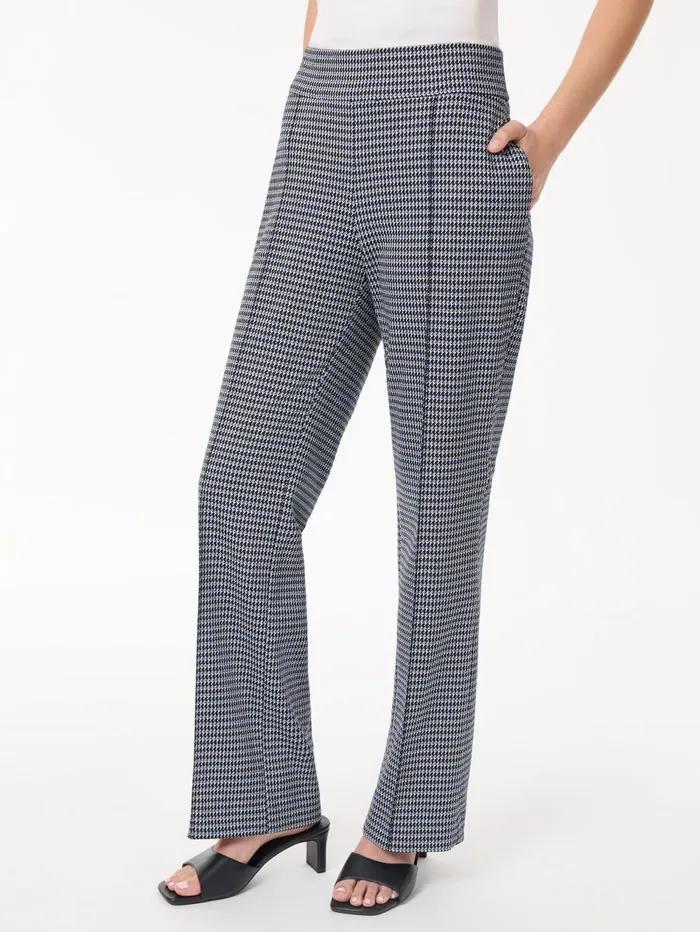 Petite PullOn Houndstooth Wide Leg Pant Women Jones New York Petite Pants and Skirts Petite PullOn Houndstooth Wide Leg Pant Women Jones New York Petite Pants and Skirts