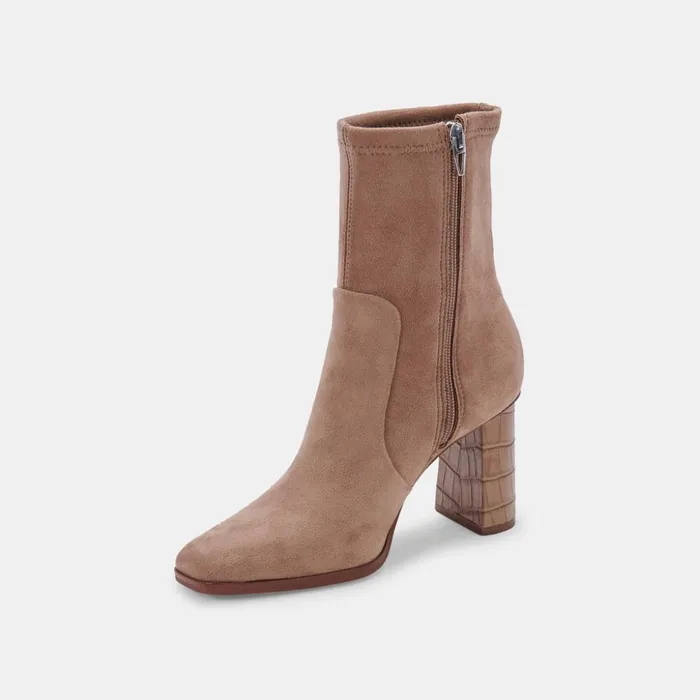 Petya Booties Mushroom Stella Suede Women Dolce Vita Boots and Booties