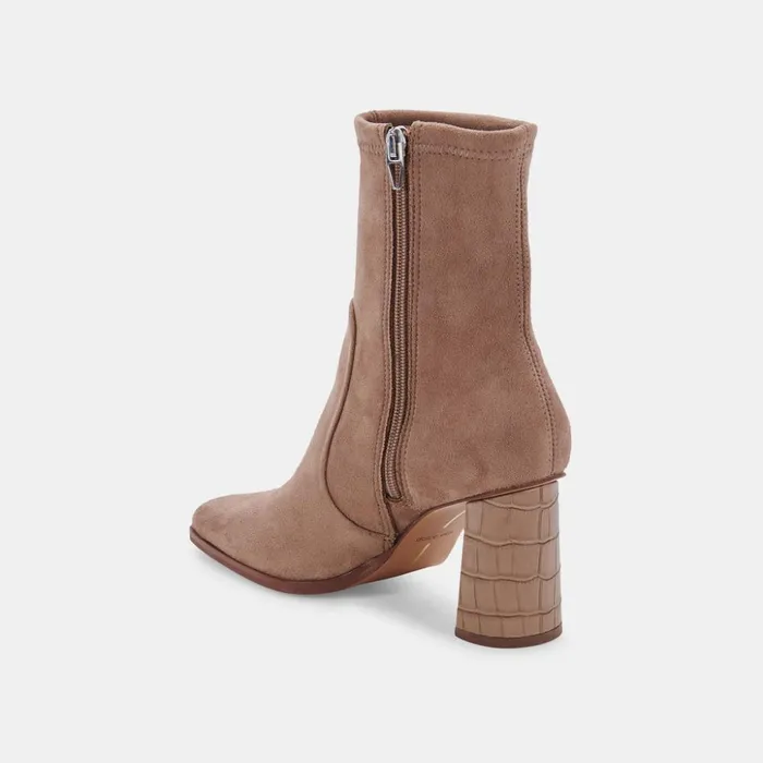 Petya Booties Mushroom Stella Suede Women Dolce Vita Boots and Booties