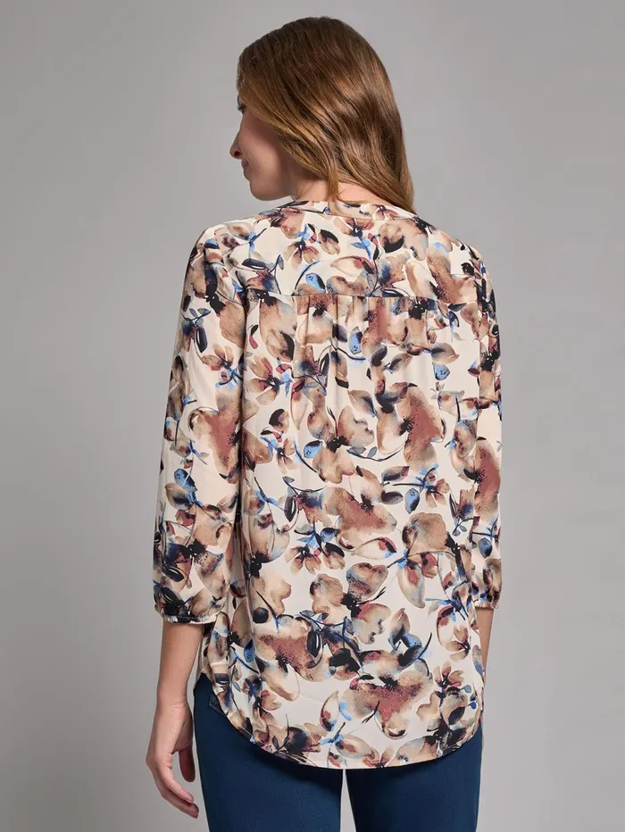 Plus Print VNeck Pleated Kelly Blouse Women Jones New York Plus Tops Plus Print VNeck Pleated Kelly Blouse Women Jones New York Plus Tops