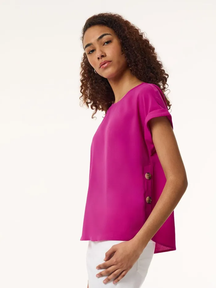 Plus Size Button Detail Blouse Jasper Crepe Women Jones New York Plus Tops Plus Size Button Detail Blouse Jasper Crepe Women Jones New York Plus Tops