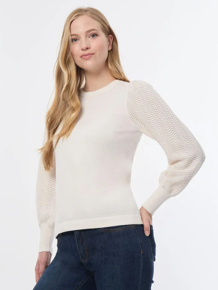 Plus Stitch Sleeve Sweater Women Jones New York Plus Sweaters and Cardigans Plus Stitch Sleeve Sweater Women Jones New York Plus Sweaters and Cardigans