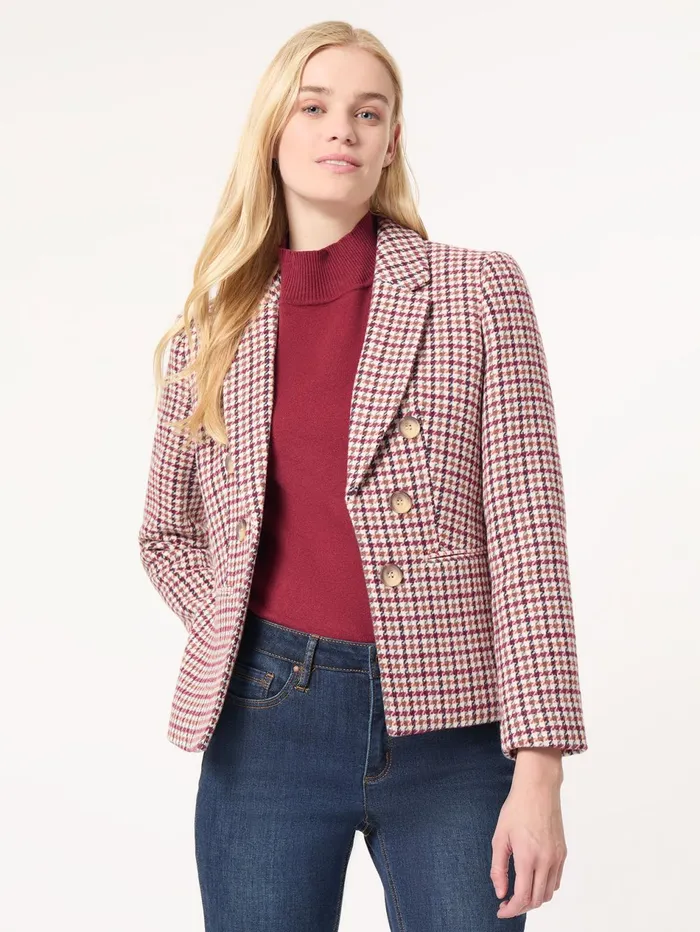 Plus Tweed Faux DoubleBreasted Jacket Women Jones New York Plus Blazers Plus Tweed Faux DoubleBreasted Jacket Women Jones New York Plus Blazers