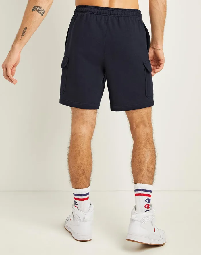 Powerblend Cargo Shorts C Logo 8034 Navy Men Champion Shorts