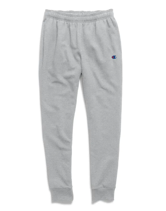Powerblend Joggers C Logo 31034 Oxford Grey Men Champion Pants and Joggers