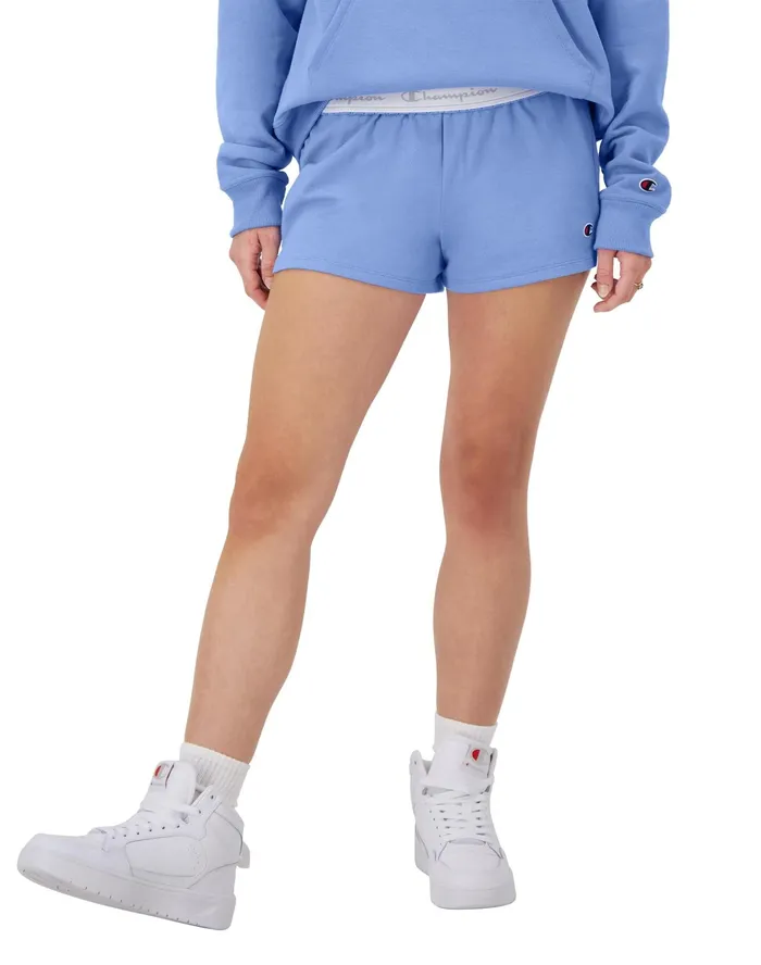 Practice Shorts C Logo 35034 Plaster Blue Women Champion Shorts