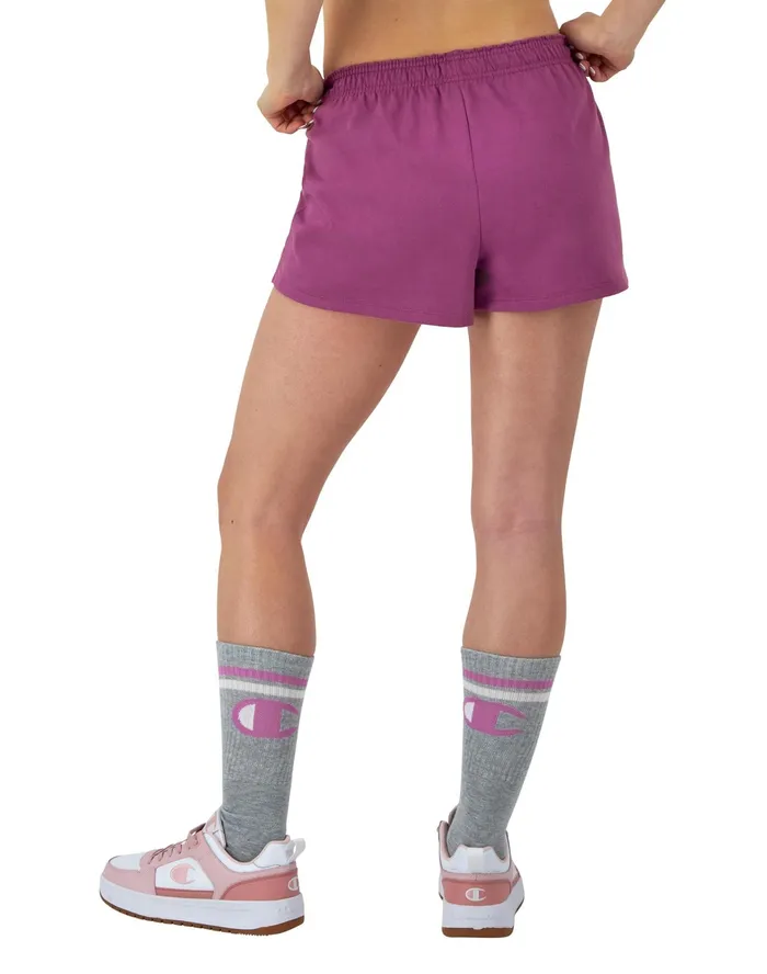 Practice Shorts C Logo 35034 Purple Ruby Women Champion Shorts