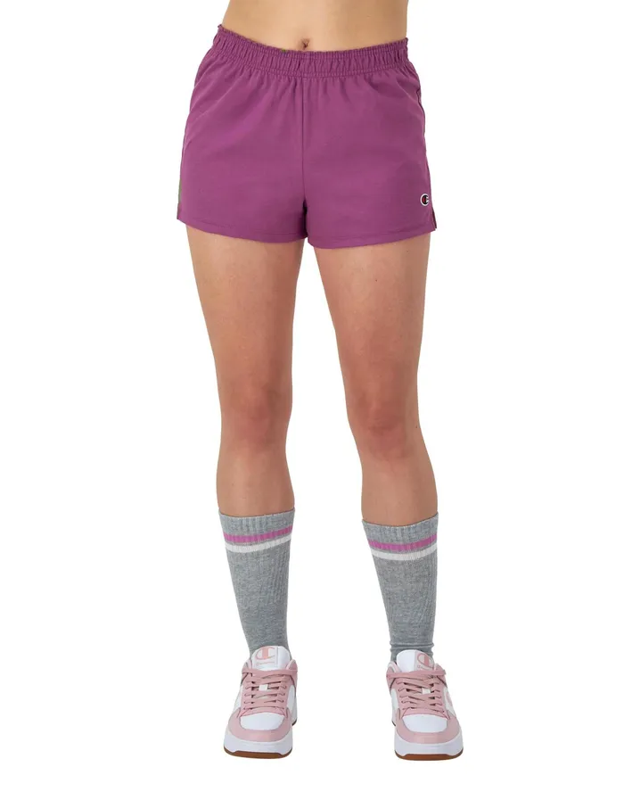 Practice Shorts C Logo 35034 Purple Ruby Women Champion Shorts