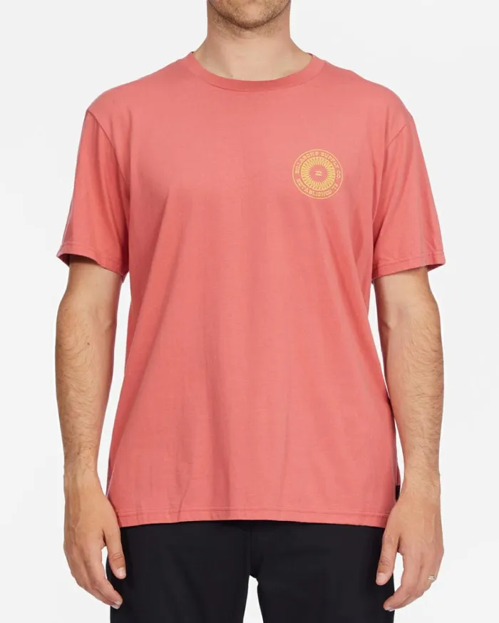Praise Short Sleeve TShirt Faded Rose Men Billabong TShirts