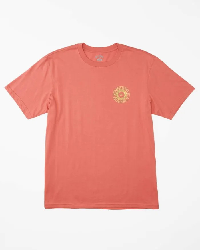 Praise Short Sleeve TShirt Faded Rose Men Billabong TShirts