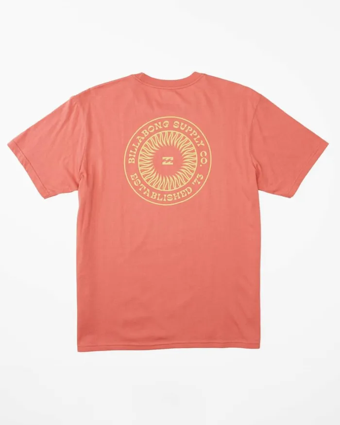 Praise Short Sleeve TShirt Faded Rose Men Billabong TShirts