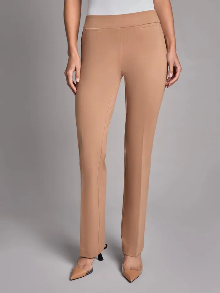PullOn Boot Leg Pant NYC Compression Women Jones New York Suiting