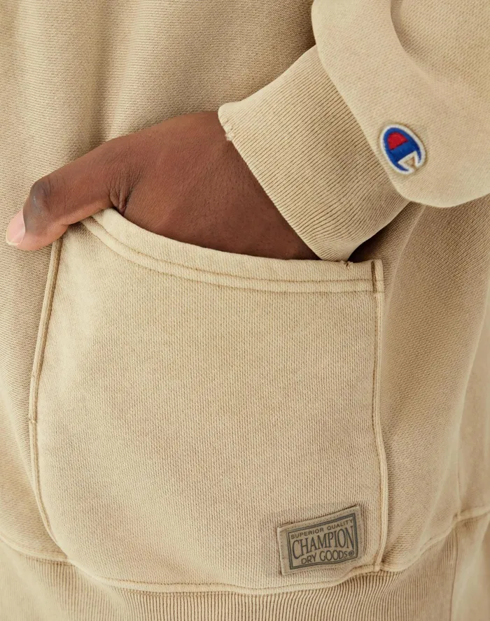 RChival Reverse Weave FullZip Hoodie Ink Stamped Time Capsule Country Walnut Men Champion Hoodies and Sweatshirts