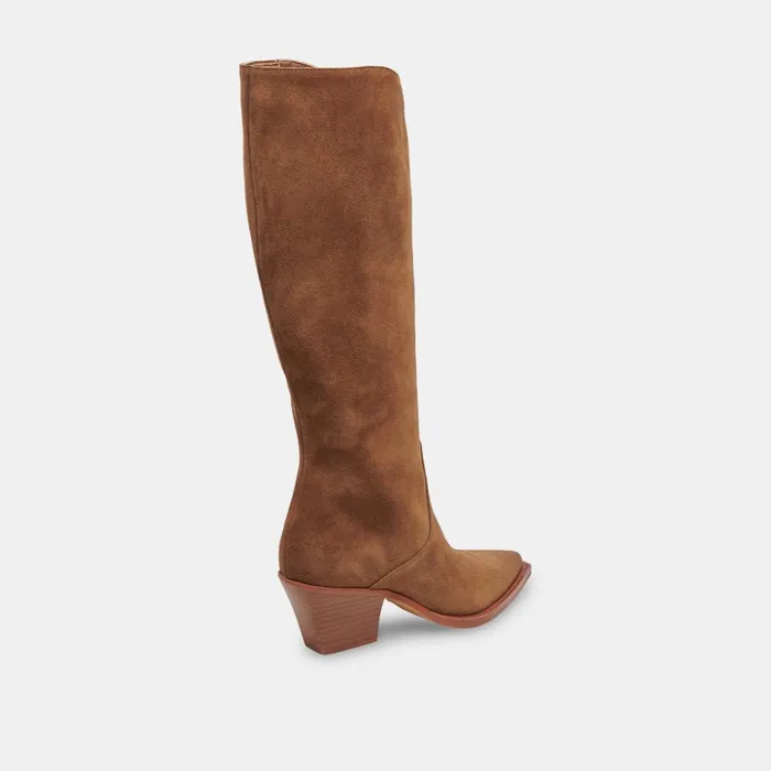 Raj Boots Brown Suede Women Dolce Vita Boots and Booties