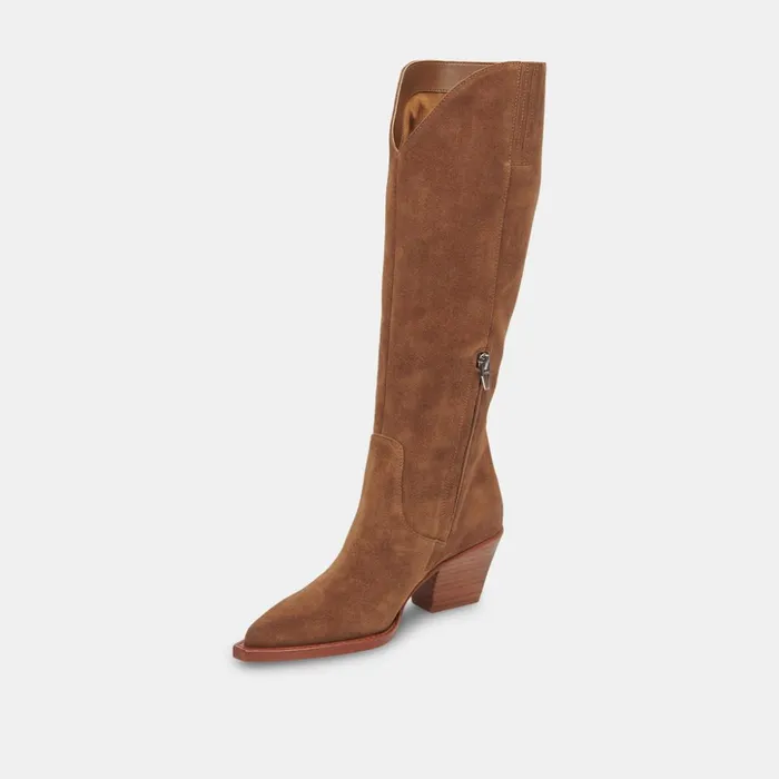 Raj Boots Brown Suede Women Dolce Vita Boots and Booties