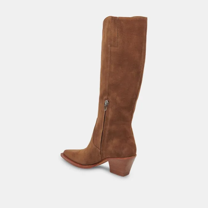 Raj Boots Brown Suede Women Dolce Vita Boots and Booties