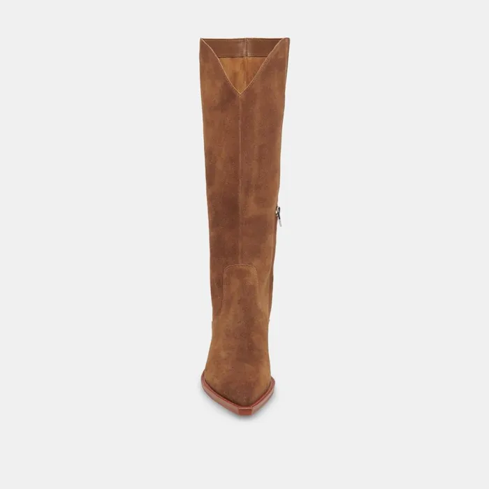 Raj Boots Brown Suede Women Dolce Vita Boots and Booties