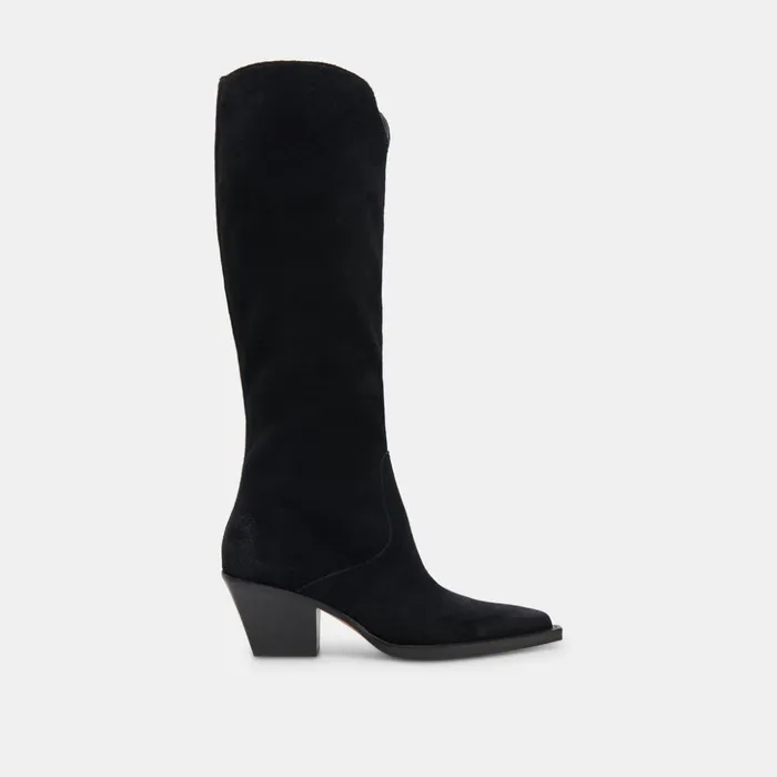 Raj Boots Onyx Suede Women Dolce Vita Boots and Booties
