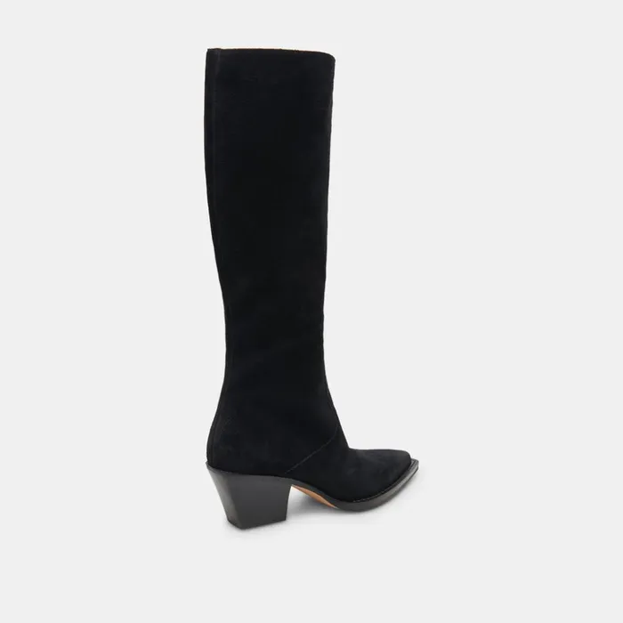 Raj Boots Onyx Suede Women Dolce Vita Boots and Booties