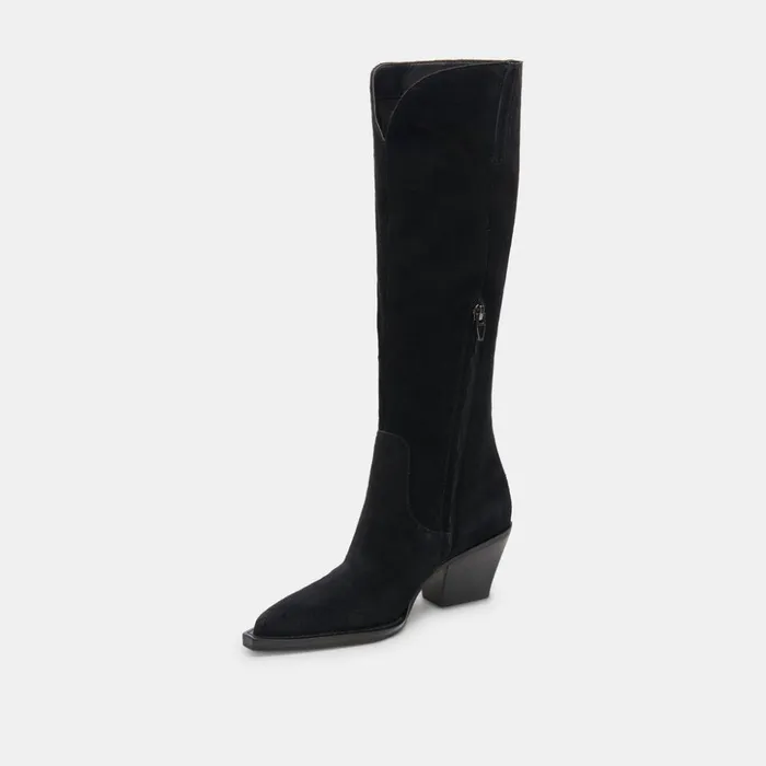 Raj Boots Onyx Suede Women Dolce Vita Boots and Booties