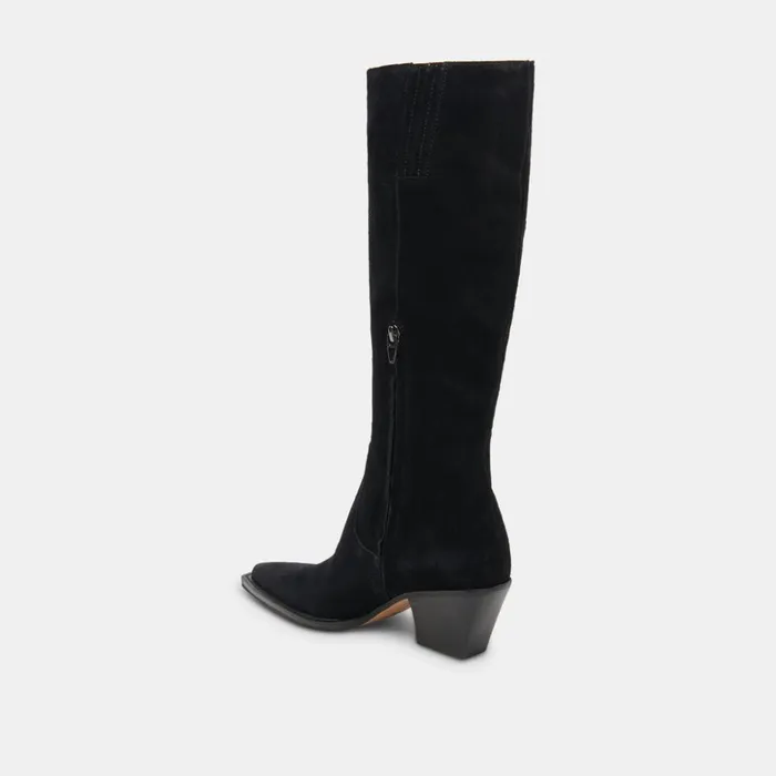 Raj Boots Onyx Suede Women Dolce Vita Boots and Booties