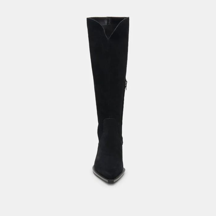 Raj Boots Onyx Suede Women Dolce Vita Boots and Booties