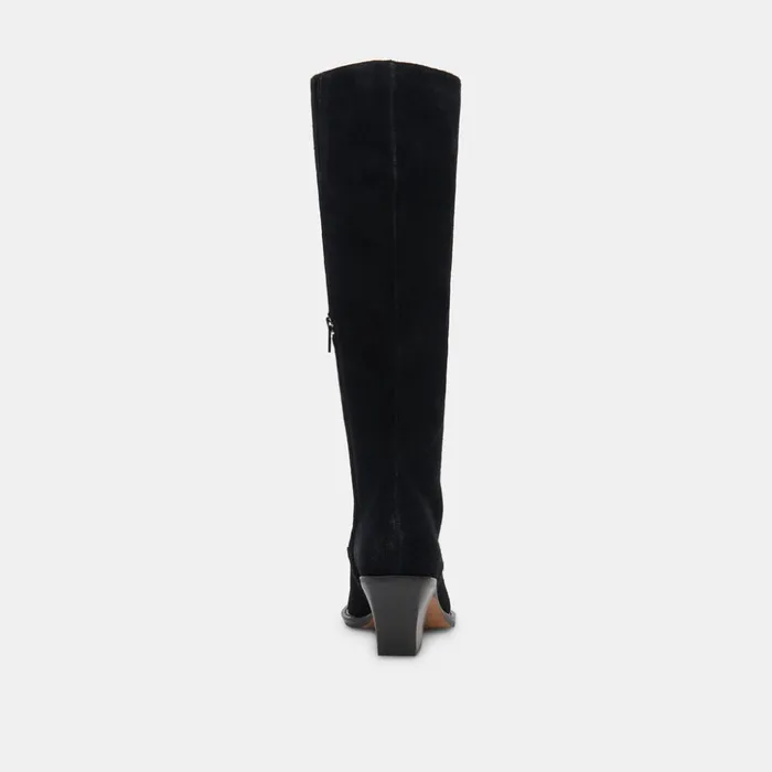 Raj Boots Onyx Suede Women Dolce Vita Boots and Booties