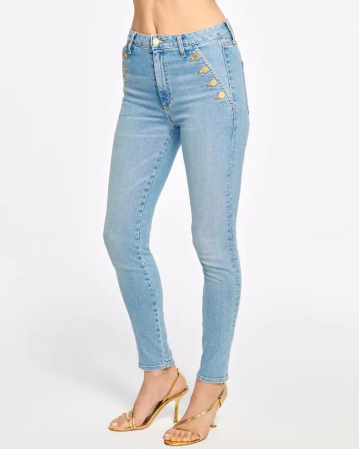 Ramy Brook Denim Women Helena HighRise Skinny Jean Light Wash
