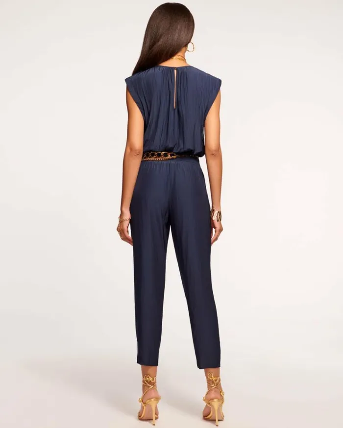 Ramy Brook Jumpsuits Women Bristol Embellished Jumpsuit Navy