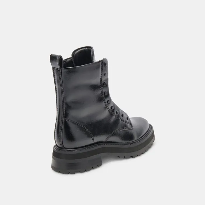 Ranier Boots Midnight Crinkle Patent Women Dolce Vita Boots and Booties