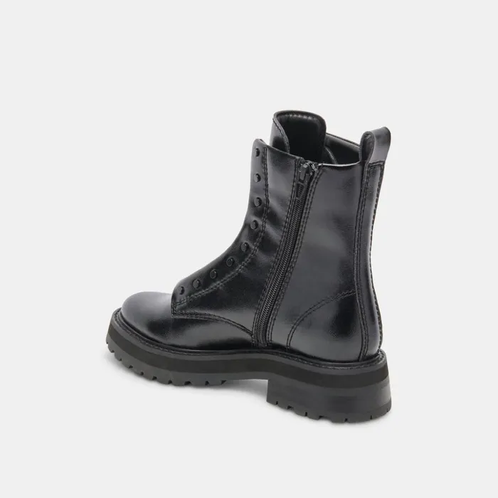 Ranier Boots Midnight Crinkle Patent Women Dolce Vita Boots and Booties