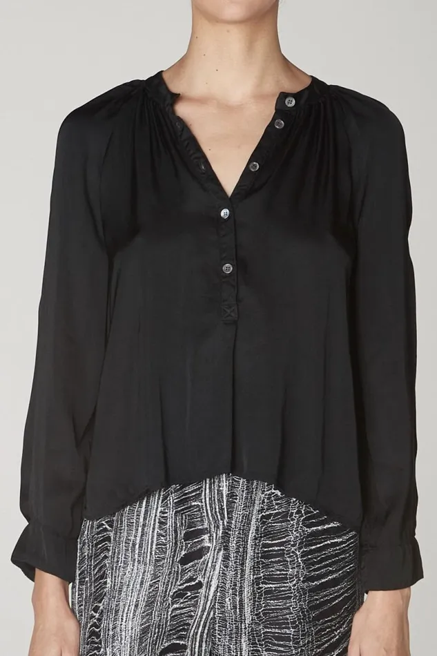 Raquel Allegra Black Sparrow Top Women Tops Raquel Allegra Black Sparrow Top Women Tops