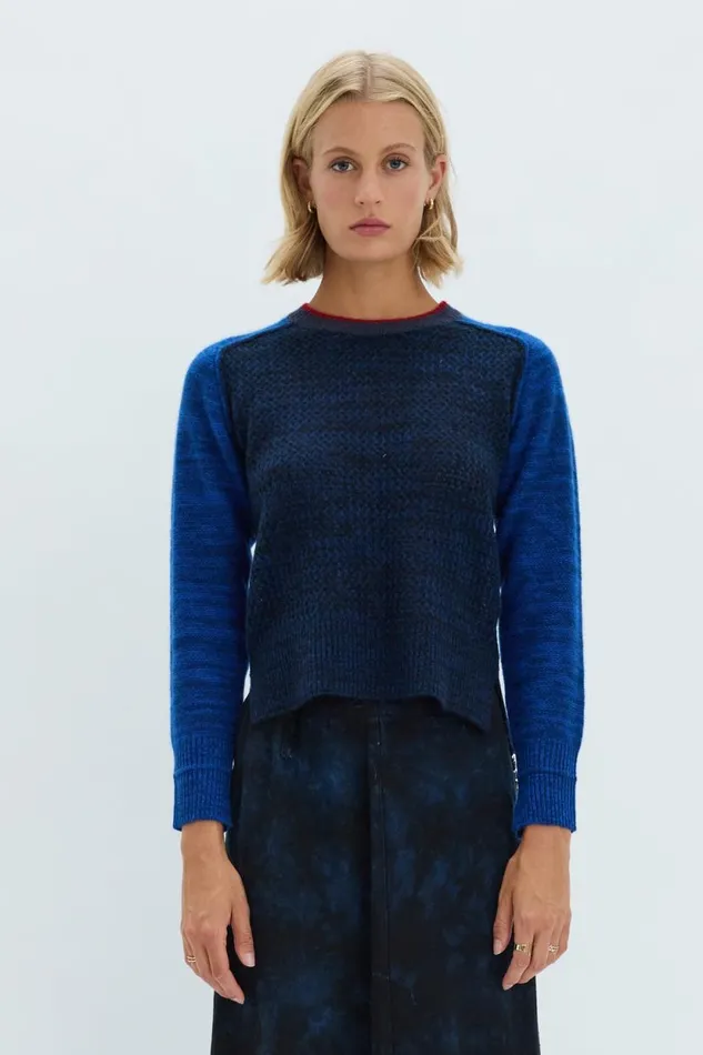 Raquel Allegra Indigo Cashmere Lilith Sweater Women Dresses