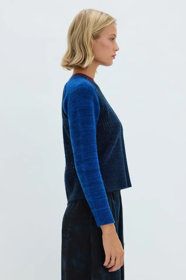 Raquel Allegra Indigo Cashmere Lilith Sweater Women Dresses