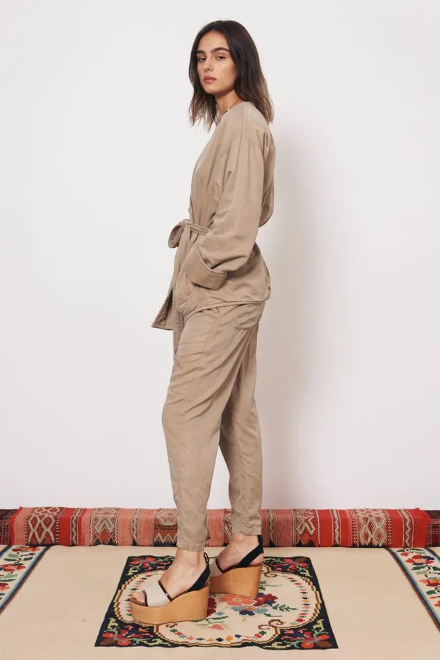 Raquel Allegra Khaki Soma Jacket Women Jackets