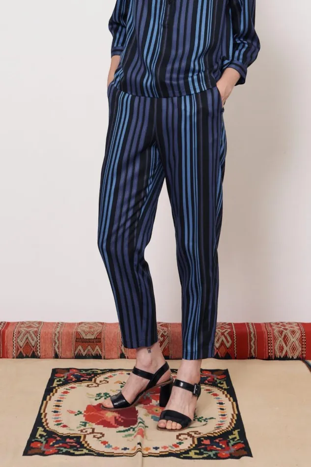 Raquel Allegra Sueded Tencel Sea Fez Pant Women Bottoms